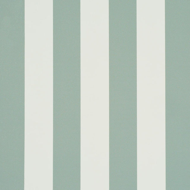 Schumacher Emma Stripe Teal Wallpaper