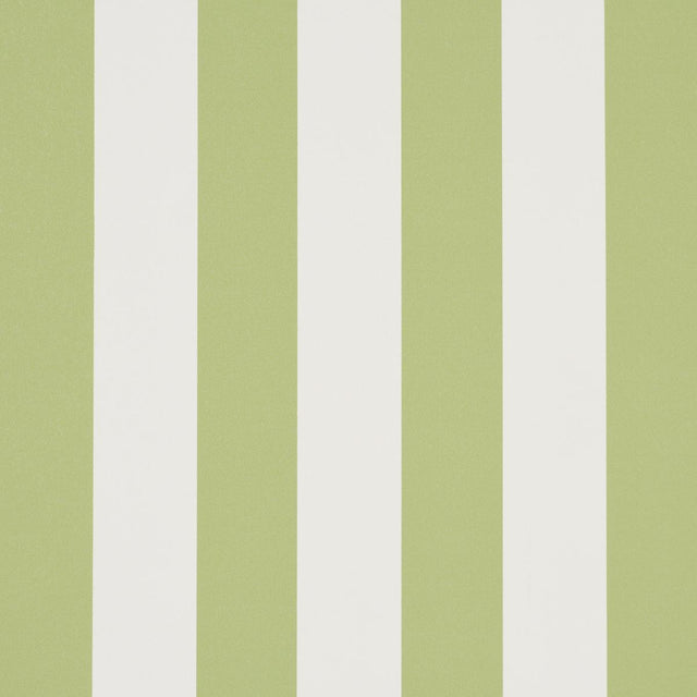 Schumacher Emma Stripe Leaf Wallpaper