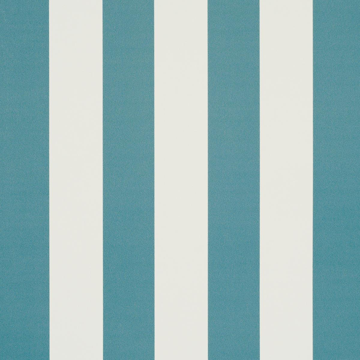 Schumacher Emma Stripe Azure Wallpaper