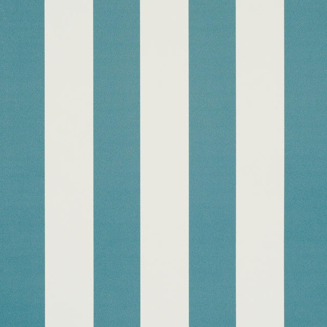 Schumacher Emma Stripe Azure Wallpaper