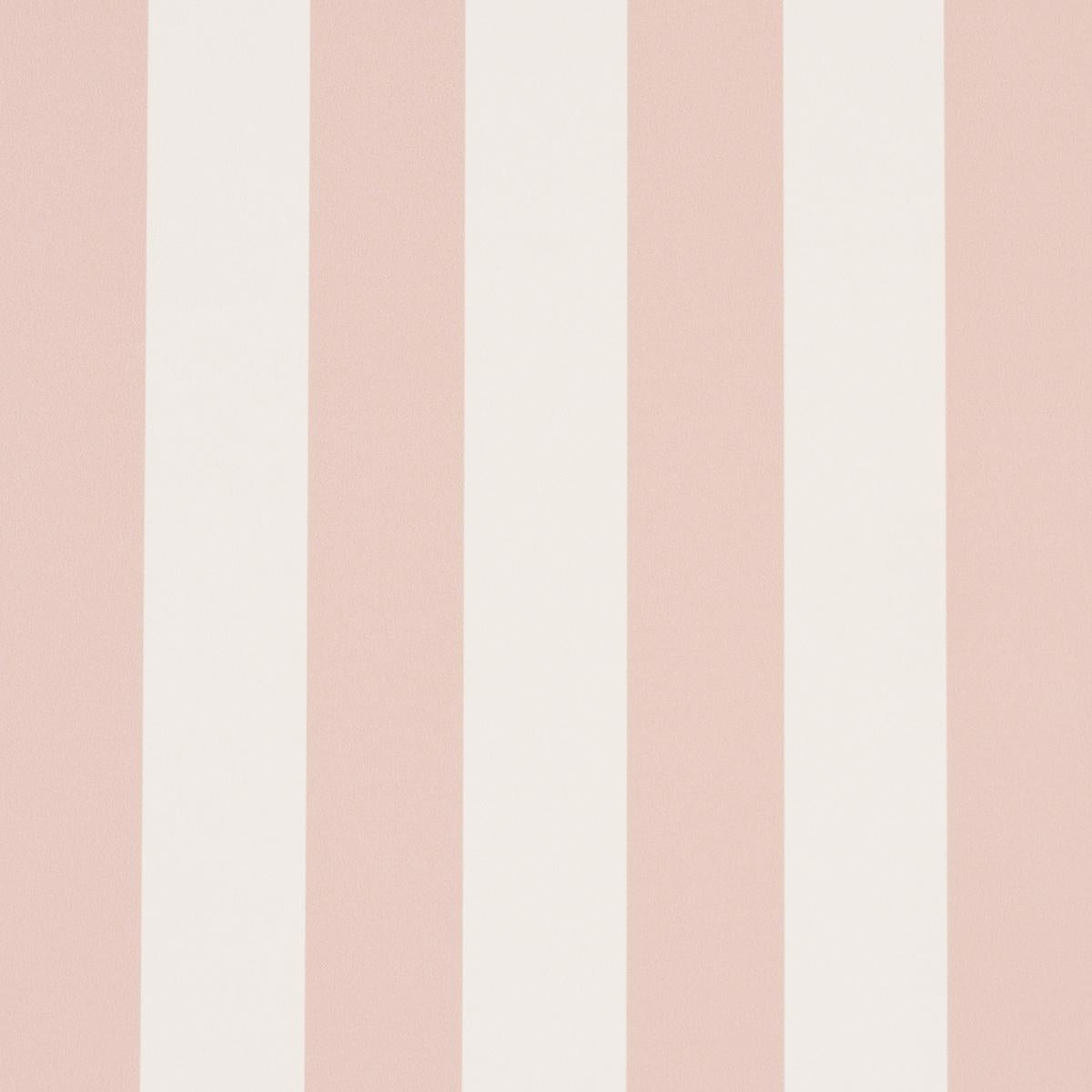 Schumacher Emma Stripe Blush Wallpaper