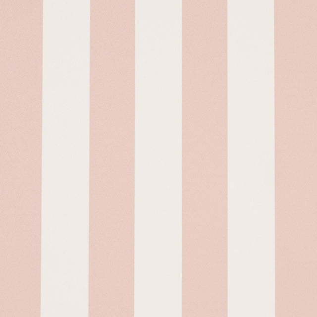 Schumacher Emma Stripe Blush Wallpaper