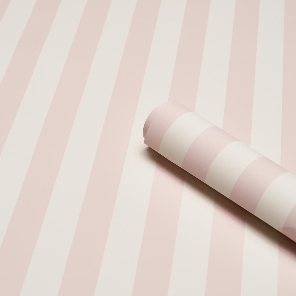 Schumacher Emma Stripe Petal Wallpaper