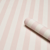 Schumacher Emma Stripe Petal Wallpaper