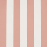 Schumacher Emma Stripe Coral Wallpaper