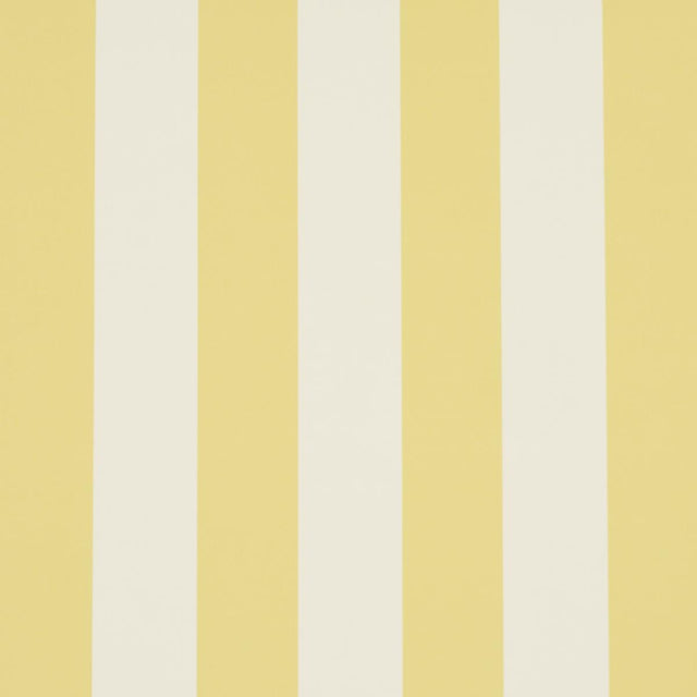 Schumacher Emma Stripe Yellow Wallpaper