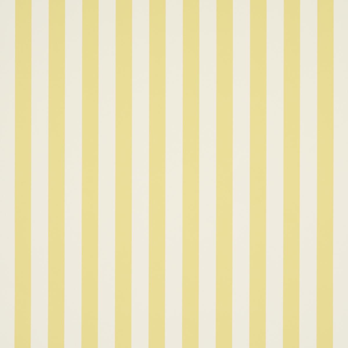 Schumacher Emma Stripe Yellow Wallpaper