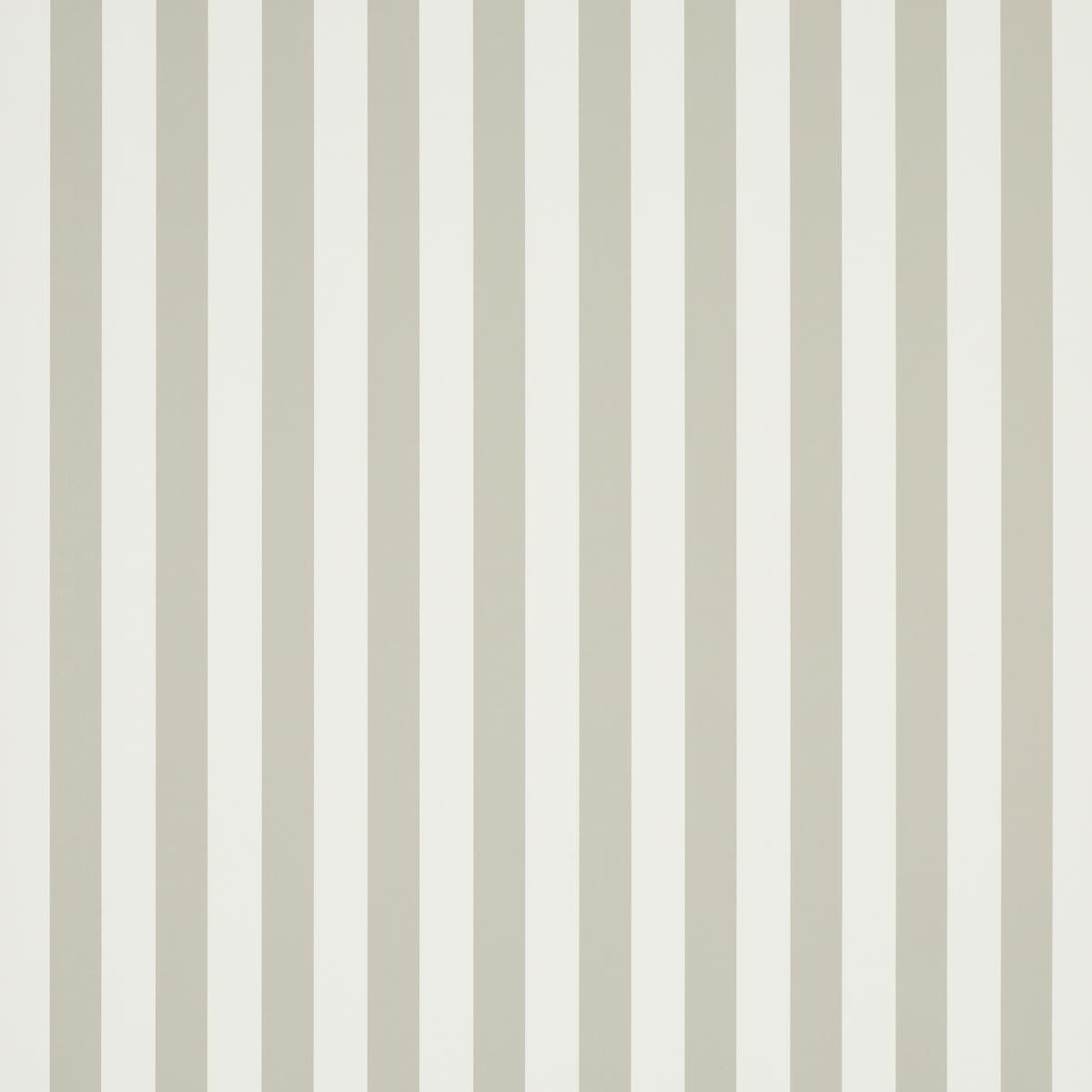 Schumacher Emma Stripe Stone Wallpaper