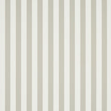 Schumacher Emma Stripe Stone Wallpaper