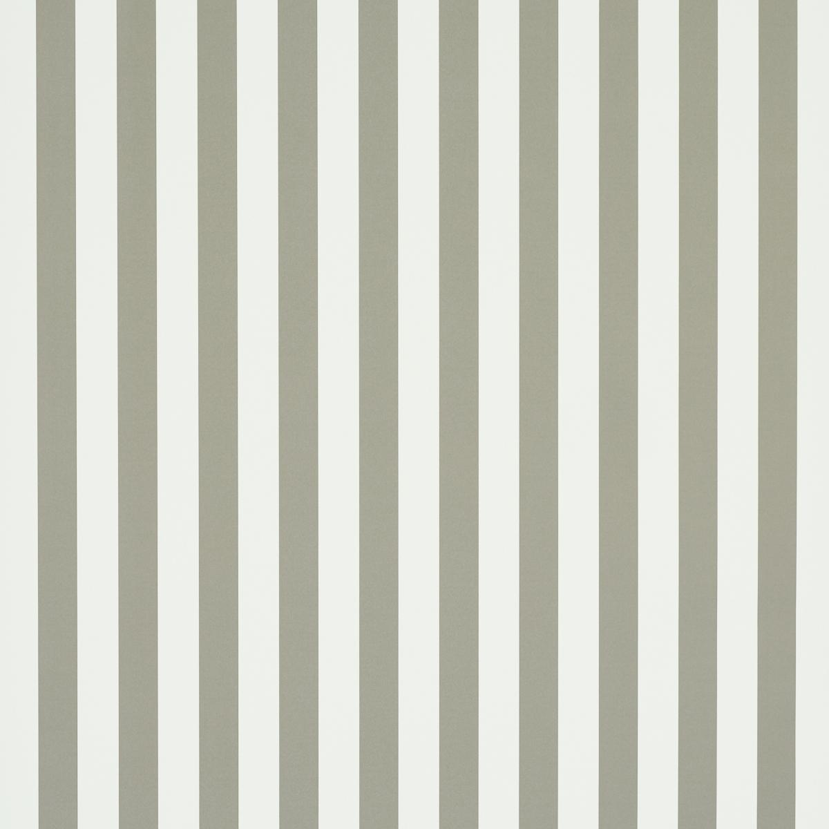 Schumacher Emma Stripe Gray Wallpaper