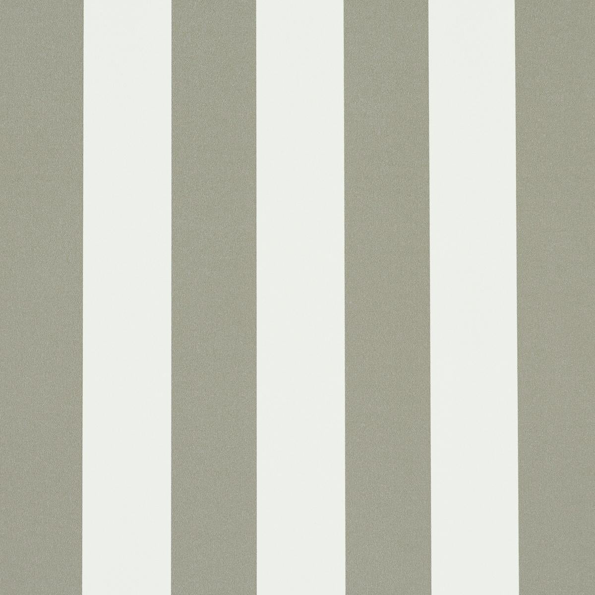 Schumacher Emma Stripe Gray Wallpaper