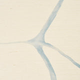 Schumacher Filigree Sisal Sky Wallpaper