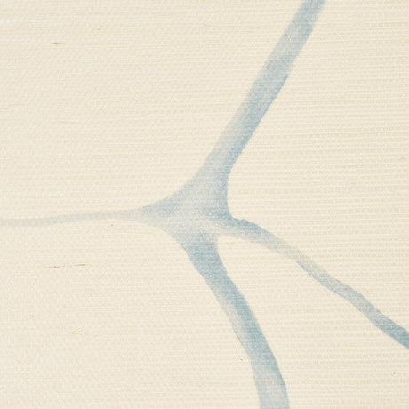 Schumacher Filigree Sisal Sky Wallpaper