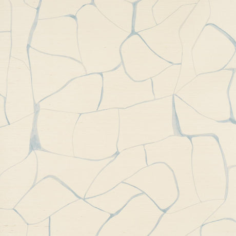 Schumacher Filigree Sisal Sky Wallpaper