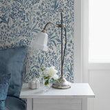 Borastapeter Nocturne Blue And White Wallpaper