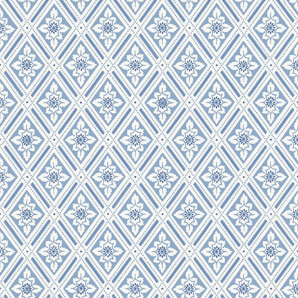 Borastapeter Ester Blue And White Wallpaper