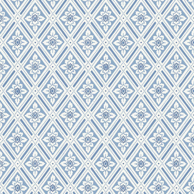 Borastapeter Ester Blue And White Wallpaper