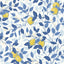 Borastapeter Citrontrd Blue And Yellow Wallpaper
