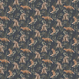Borastapeter Wild Forest Midnight Wallpaper