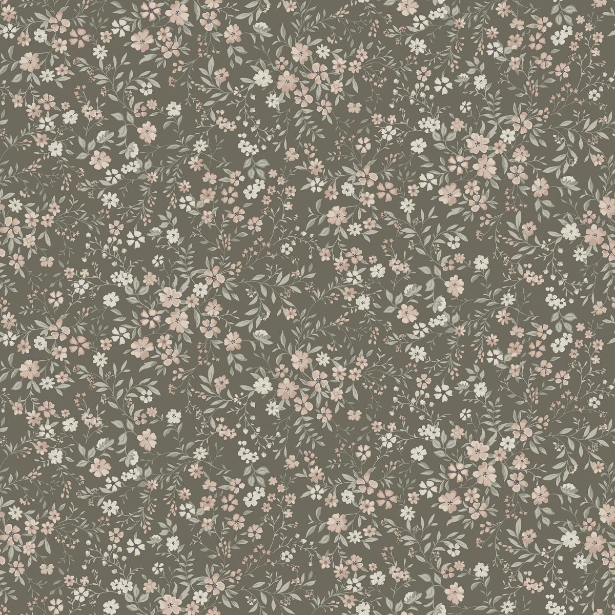 Borastapeter Florence Blush And Brown Wallpaper
