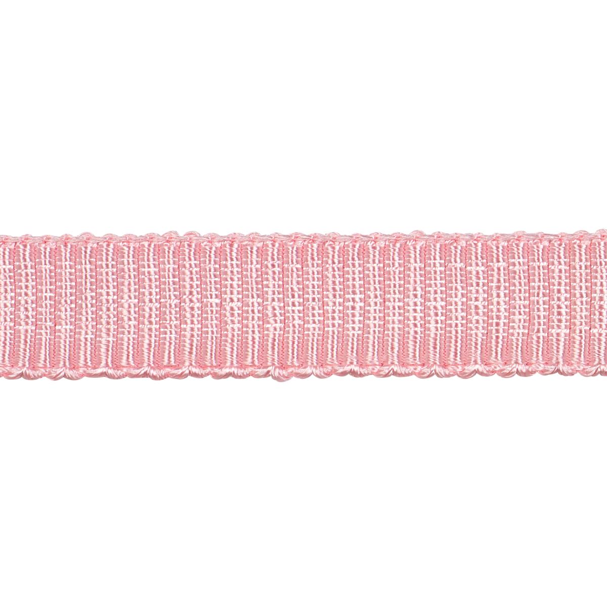 Schumacher Blush Narrow Faille Tape