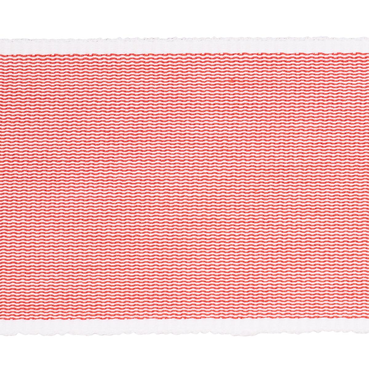 Schumacher Sandpiper Tape Wide Red Trim