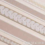 Schumacher Ivory On Natural Berkeley Tape Narrow