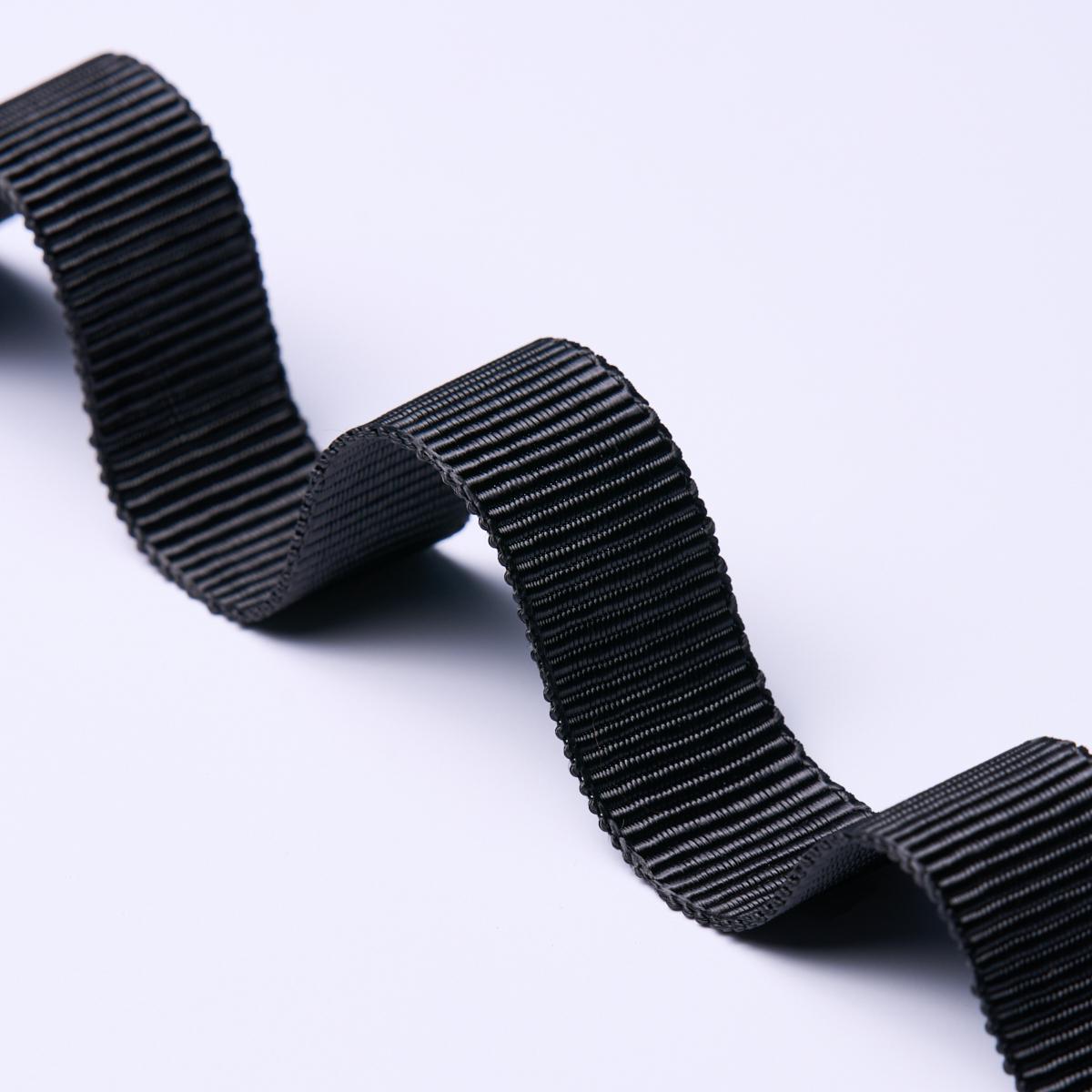 Schumacher Charcoal Medium Faille Tape