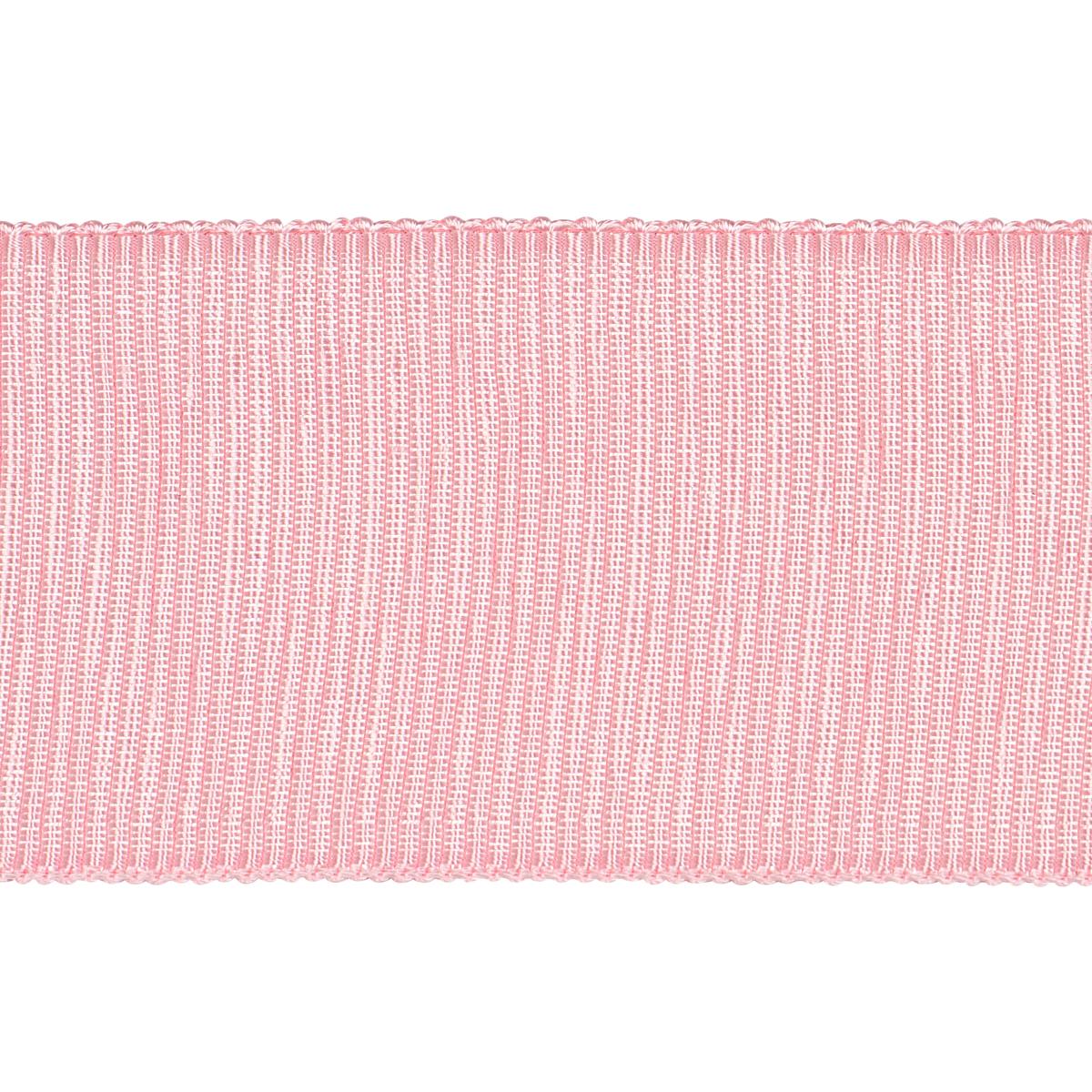 Schumacher Blush Wide Faille Tape