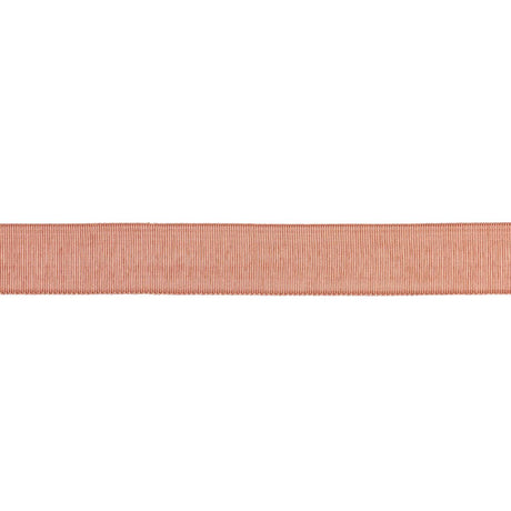Schumacher Peach Wide Faille Tape