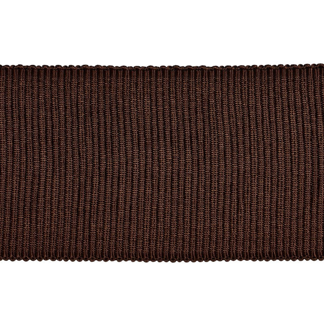 Schumacher Chocolate Wide Faille Tape