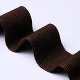 Schumacher Wide Faille Tape Chocolate Trim