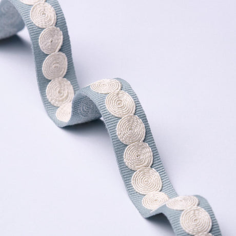 Schumacher Castille Tape Narrow Sky Trim