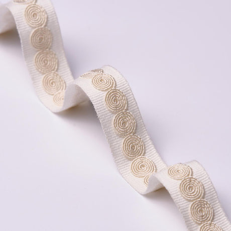 Schumacher Ivory Castille Tape Narrow