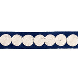 Schumacher Navy Castille Tape Narrow