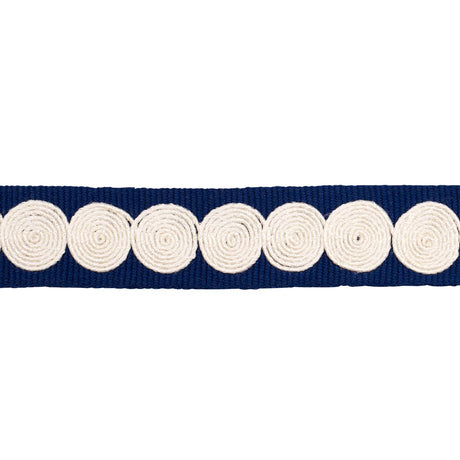 Schumacher Navy Castille Tape Narrow