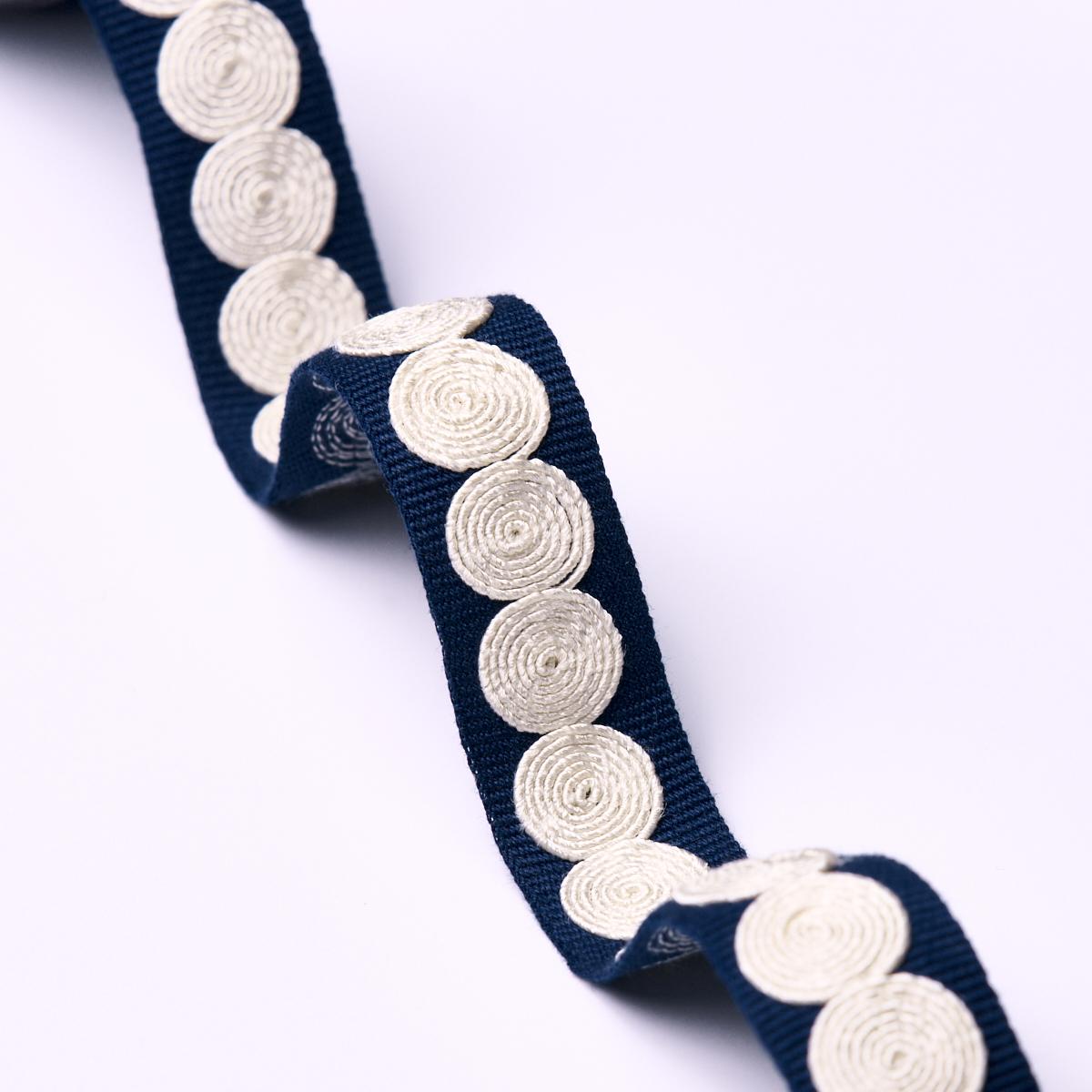 Schumacher Navy Castille Tape Narrow