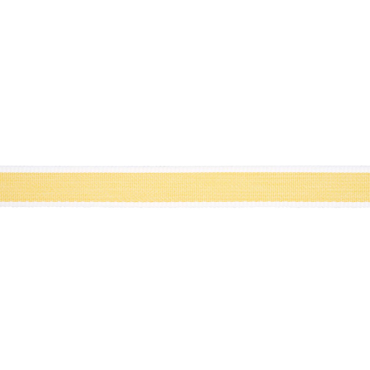 Schumacher Sandpiper Tape Narrow Yellow Trim