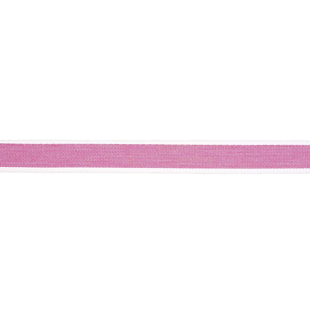 Schumacher Sandpiper Tape Narrow Pink Trim