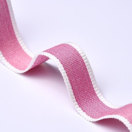 Schumacher Sandpiper Tape Narrow Pink Trim