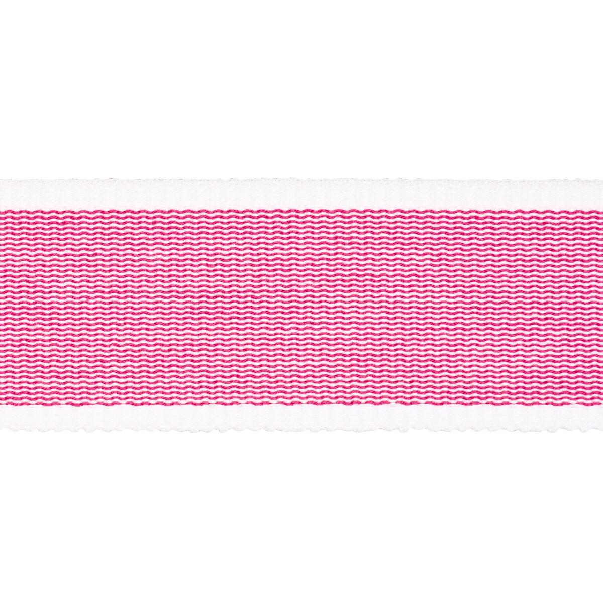 Schumacher Sandpiper Tape Medium Pink Trim