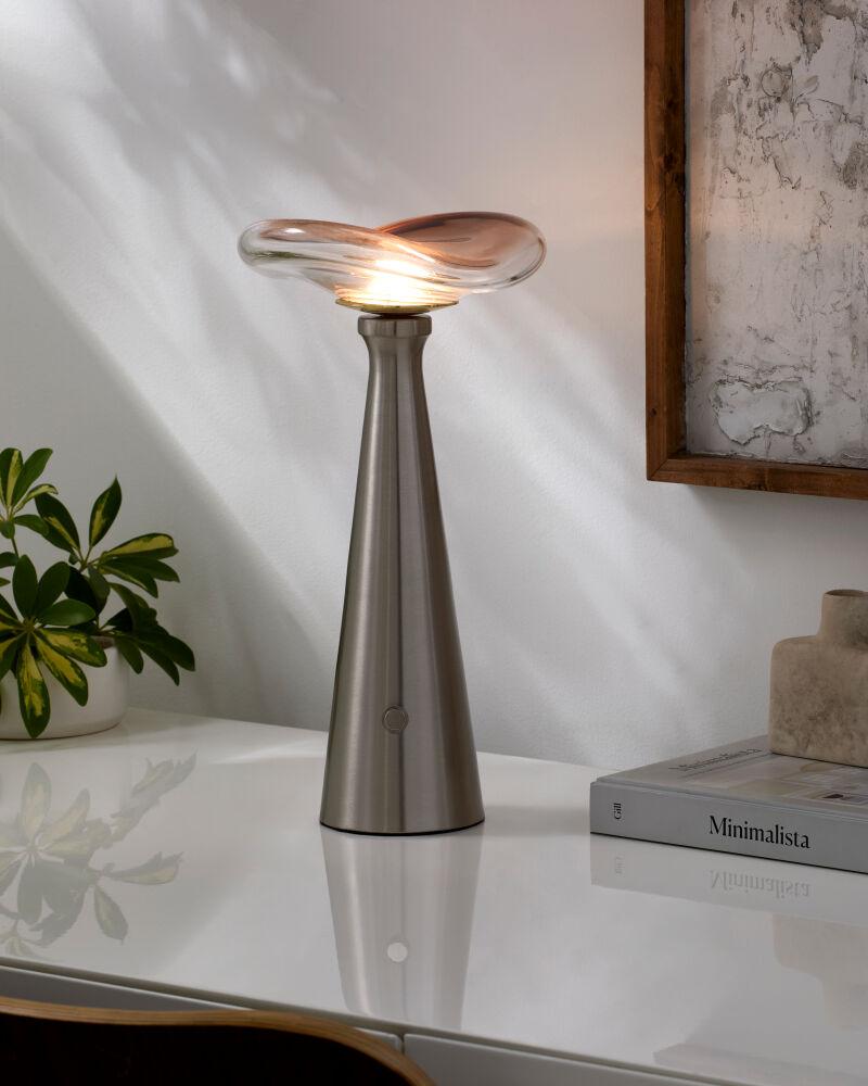 Livabliss Mafra MFR-007 14"H x 8"W x 8"D Table Lighting