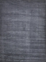 Exquisite Rugs Exquisite Rugs Velutto Modern Handmade Silky Nylon in 6540 Gray 9' x 12' Area Rug