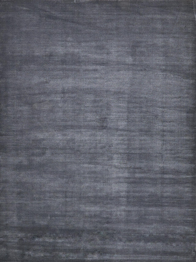 Exquisite Rugs Exquisite Rugs Velutto Modern Handmade Silky Nylon in 6540 Gray 9' x 12' Area Rug
