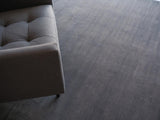 Exquisite Rugs Exquisite Rugs Velutto Modern Handmade Silky Nylon in 6540 Gray 9' x 12' Area Rug