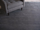 Exquisite Rugs Exquisite Rugs Velutto Modern Handmade Silky Nylon in 6540 Gray 9' x 12' Area Rug