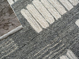 Exquisite Rugs Exquisite Rugs Naturals Handmade New Zealand Wool in 6787 Ivory/Silver 10' x 14' Area Rug