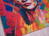 Exquisite Rugs Exquisite Rugs Frida Kahlo X Exquisite Rugs Handmade Polyester in 6965 Red/Multi 10' x 10' Area Rug