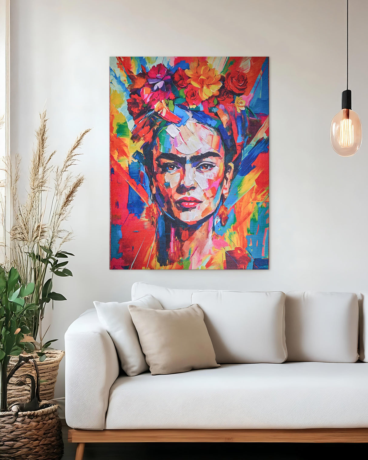 Exquisite Rugs Exquisite Rugs Frida Kahlo X Exquisite Rugs Handmade Polyester in 6965 Red/Multi 9' x 6' Area Rug