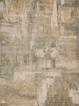 Exquisite Rugs Exquisite Rugs Infinity Handmade Wool/Nylon in 7130 Silver/Beige 10' x 14' Area Rug